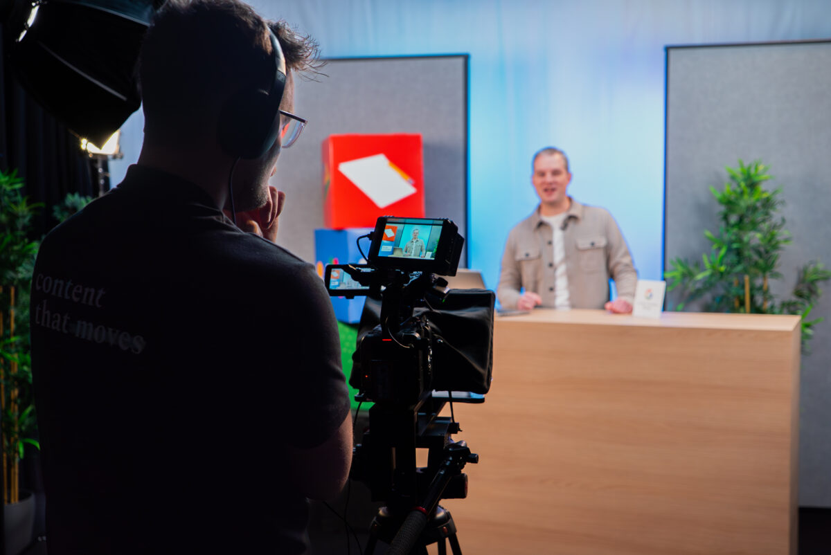 Presentatie in Film Studio Twente van Cloudwise