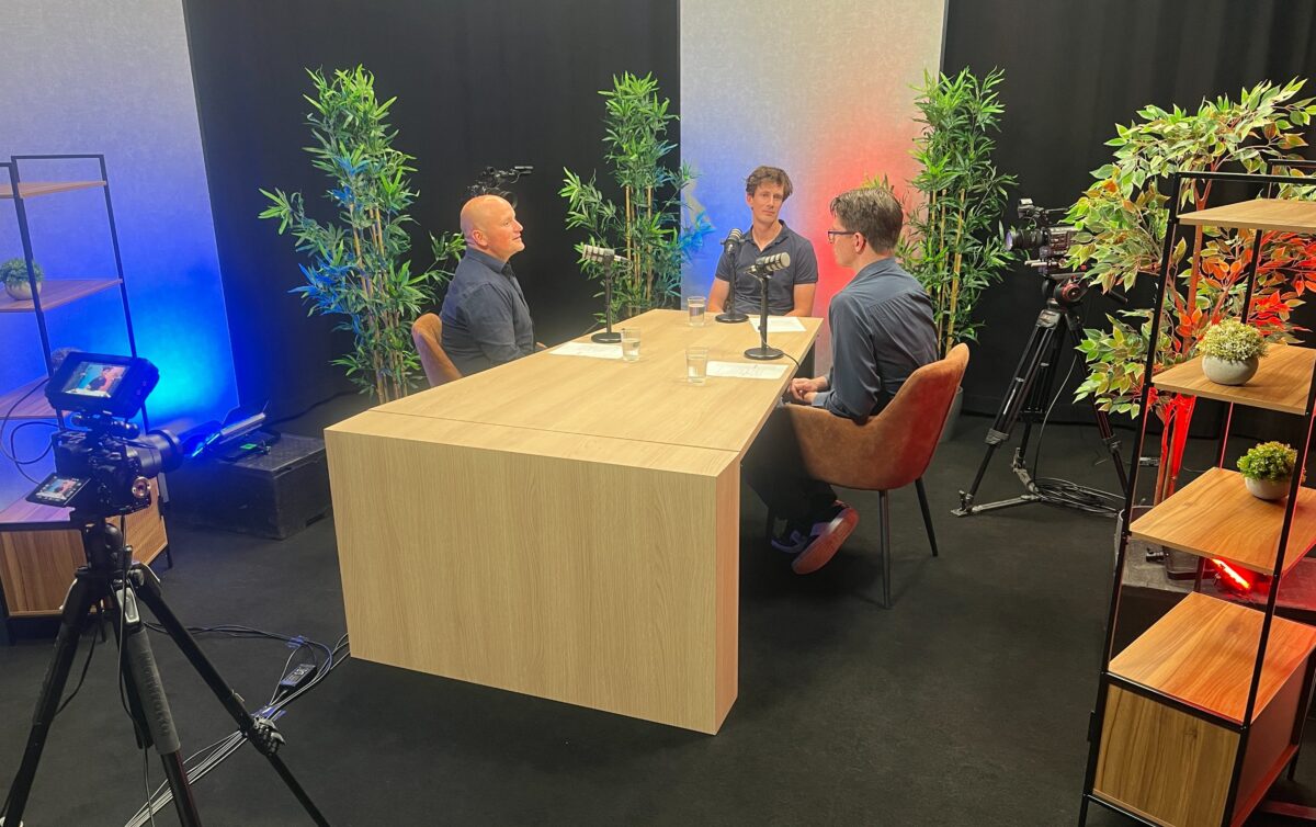 Podcast opnames Blisss in Film Studio Twente